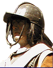 cavalry helmet, displayed at the Royal Armoury, Leeds, England